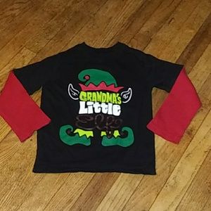 Boy's long sleeve Christmas T-shirt size 5T